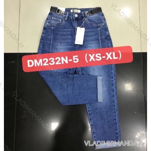 Rifle jeans dlhé dámske (XS-XL) M.SARA MA121DM232N-5