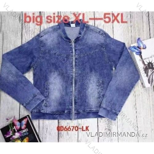 Bunda riflová dlhý rukáv dámska (XL-5XL) MA121GD6670-LK