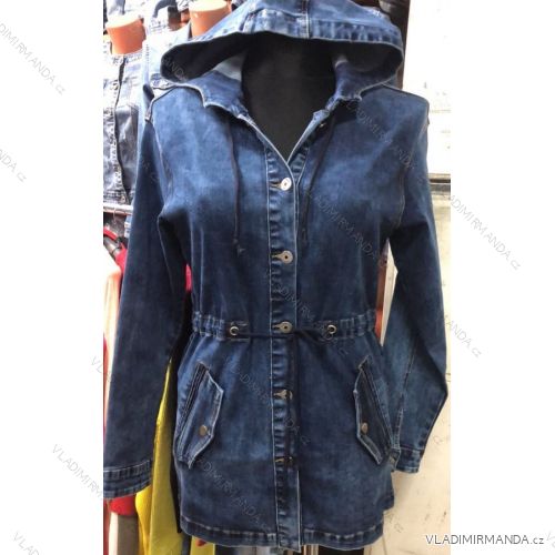 Kabát / Bunda predĺžená rifľová dámska (XS-XL) MA121065