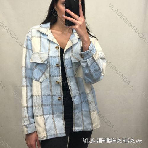 Kabát dlhý rukáv dámsky (S / M / L ONE SIZE) TALIANSKÁ MÓDA IMM21288