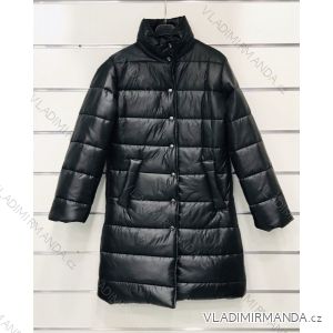 Kabát zimné dlhý rukáv dámsky (S / M ONE SIZE) TALIANSKÁ MÓDA IMK201446/DR