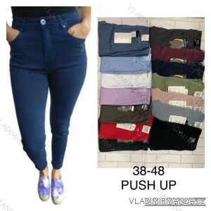 Rifle jeans push up dlhé dámske nadrozmerné (38-48) TURECKÁ MÓDA TMWL21692