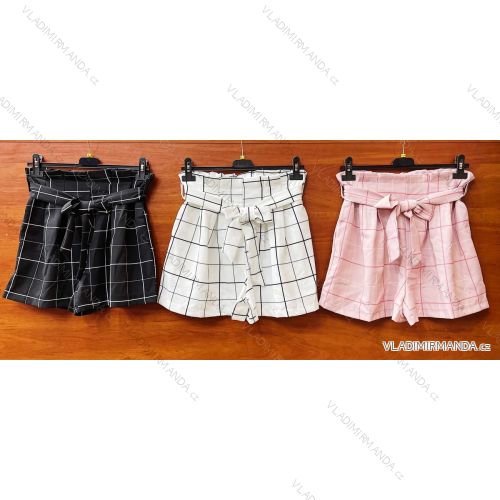 Kraťasy šortky elegantné dámske (S-XL) TALIANSKÁ MÓDA IMWD21699