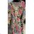 Šaty elegantné dlhý rukáv šifónové dámske (S / M ONE SIZE) TALIANSKA MODA IMM21312