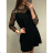 Šaty elegantné dlhý rukáv dámske (S / M ONE SIZE) TALIANSKÁ MÓDA IMWD21799