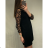 Šaty elegantné dlhý rukáv dámske (S / M ONE SIZE) TALIANSKÁ MÓDA IMWD21799