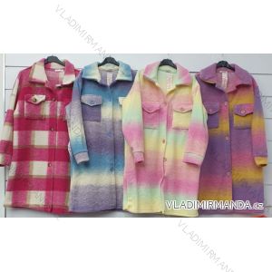 Kabát jarné dlhý dámsky (S / M / L ONE SIZE) TALIANSKÁ MÓDA IMWA21010