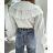 Blúzka / Košele dlhý rukáv dámska (S / M / L ONE SIZE) TALIANSKÁ MÓDA IMWD21775