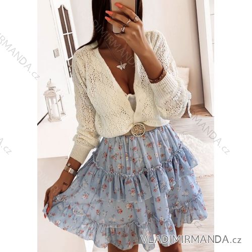 Sukňa krátka dámska (S / M ONE SIZE) TALIANSKÁ MÓDA IMWD21784