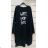 Šaty dlhý rukáv dámske nadrozmerné (XL / 2XL / 3XL ONE SIZE) TALIANSKÁ MÓDA IMWK21131