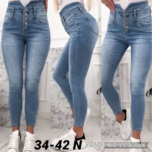Rifle jeans dlhé dámske (34-42) RE-DRESS RED211006