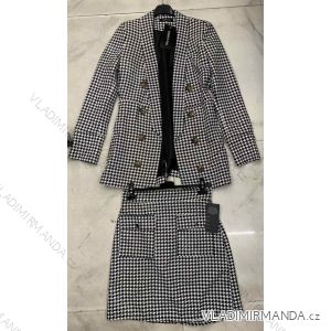 Súprava elegantné sako a sukňa dámska (S-XL) TALIANSKÁ MÓDA IMWD211015