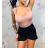 Body letní na ramínka dámské (S/M ONE SIZE) ITALSKÁ MÓDA IMWK21162