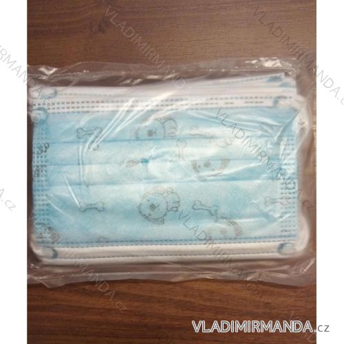 Ochranná tvárová rúška 4 vrstvová jednorazová (DETSKE 3-12LET) MADE IN CHINA ROUSKA21KIDS