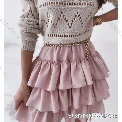 Sukňa krátka dámska (S / M ONE SIZE) TALIANSKÁ MÓDA IMWD211117