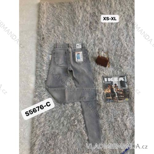 Rifle jeans push-up dlhé dámske (XS-XL) M.SARA MA521S5676-C