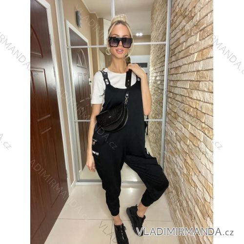 Tepláky dlhé s trakmi dámske (S / M ONE SIZE) TURECKÁ MÓDA IMWK21273