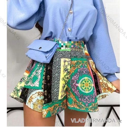 Kraťasy šortky letné dámske (s / m one size) TALIANSKÁ MÓDA IMM211571