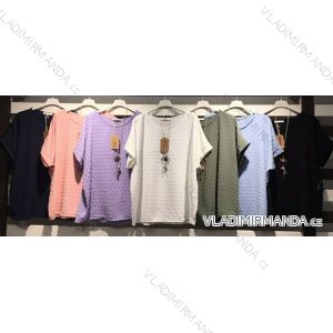 Tričko krátký rukáv dámské (L/XL ONE SIZE) ITALSKÁ MÓDA IMWD212143