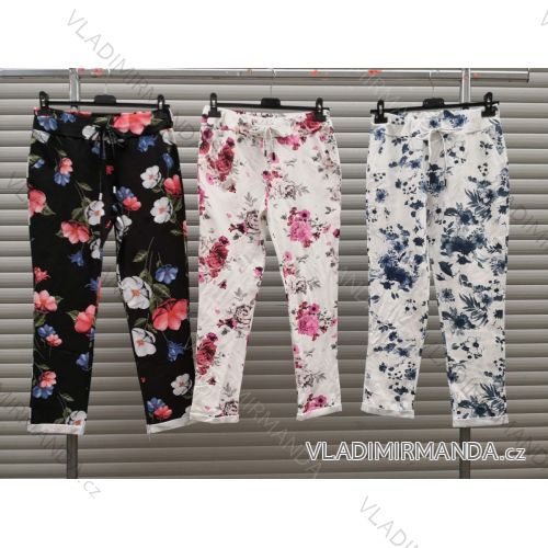 Tepláky dlouhé dámské (S/M ONE SIZE) ITALSKÁ MÓDA IMWY21507