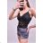 Body elegantné čipkované na ramienka dámske (S / M ONE SIZE) TALIANSKÁ MÓDA IMWD211213
