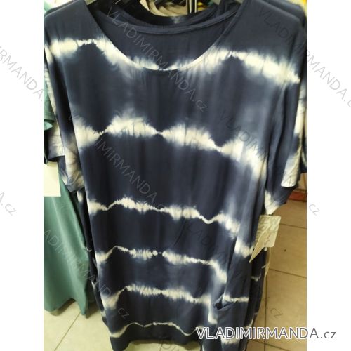 Šaty volnočasové krátký rukáv dámské (L/XL ONE SIZE) ITALSKá MóDA IM721020