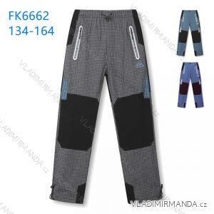 Kalhoty outdoor plátěné bavlněné dorost chlapecké (134-164) KUGO FK6662