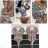 Body dlhý rukáv leopard dámske (S / M ONE SIZE) TALIANSKÁ MÓDA IMWD212280