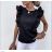 Tričko elegantná bez rukávov dámska (S / M ONE SIZE) TALIANSKÁ MÓDA IMWD212281