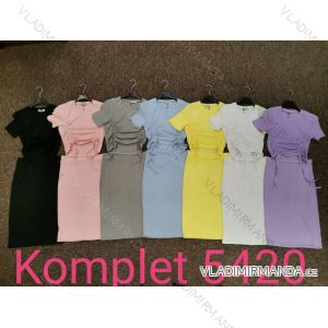 Súprava sukne a tričko dámske (S / M ONE SIZE) TALIANSKÁ MÓDA IM9215420