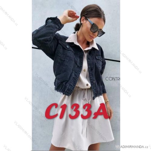 Bunda jarná riflová dámska (XS-XL) RE-DRESS RED22C133A