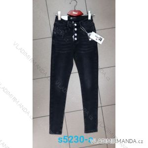 Rifle jeans dlhé dámske (25-31) M.SARA MRS21S5230-a