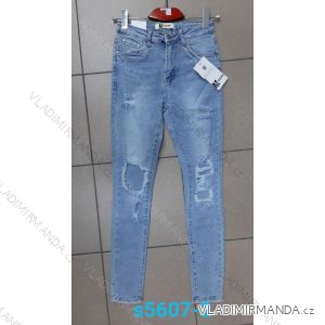 Rifle jeans dlhé dámske (25-31) M.SARA MRS21S5607-2