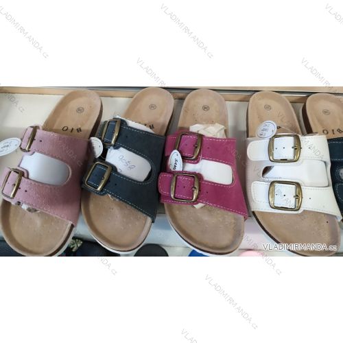 Papuče kožené s koženkovou podrážkou dámske (36-41) SXSHOES OBUV OBSX21011