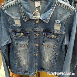 Bunda jarná riflová dámska nadrozmerná (XL-5XL) Gourde MA521GD6631-LK