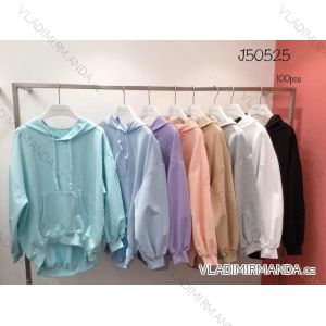 Mikina predĺžená dlhý rukáv dámska (S / M ONE SIZE) TALIANSKÁ MÓDA IMWD21J50525