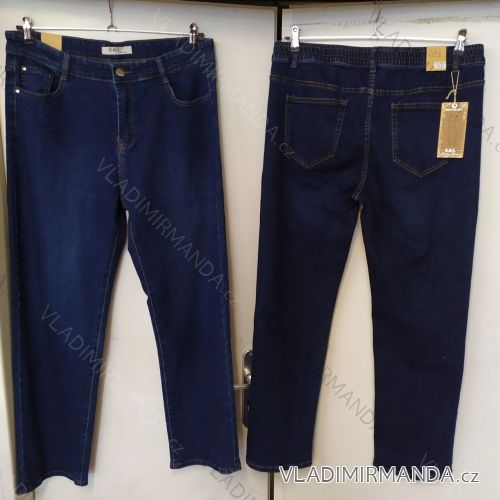 Rifle jeans dlhé dámske nadrozmerné (40-52) SMILING JEANS SMI21W884