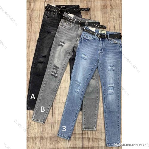 Rifle jeans dlhé dámske (XS-XL) M.SARA MRS212551