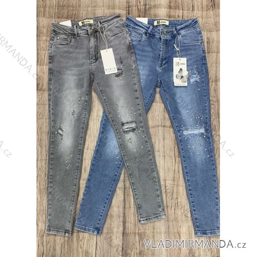 Rifle jeans dlhé dámske (XS-XL) M.SARA MRS212552