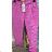 Nohavice dlhé stláčané dámske (S / M ONE SIZE) TALIANSKÁ MÓDA IMM21582
