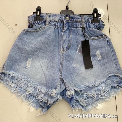 Kraťasy šortky riflové dámske (S-XL) TALIANSKÁ MÓDA IMWG21087