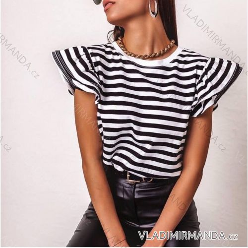 Tričko krátky rukáv dámske (S / M ONE SIZE) TALIANSKÁ MÓDA IMWG21096