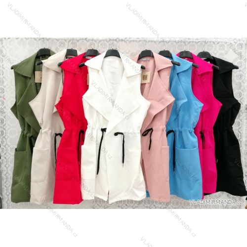 Vesta predĺžená jarná dámska (S / M ONE SIZE) TALIANSKÁ MÓDA IMWD212604