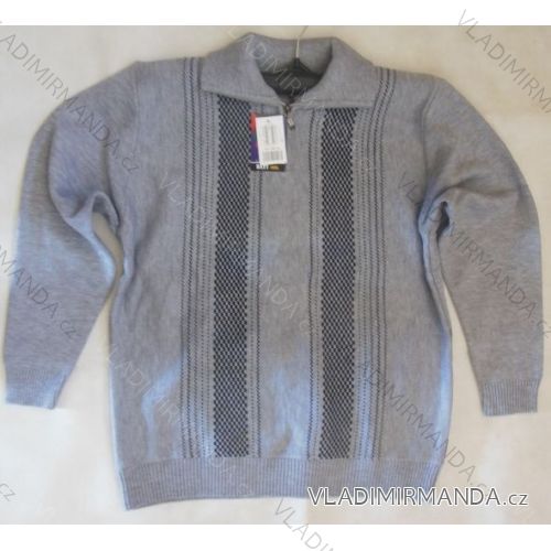 Sveter teplý pánsky krátky zips (l-3XL) Batya NA CARO-K
