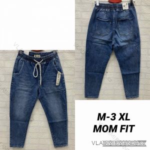Kalhoty riflové jeans 3/4 krátké mom fit dámské (M-3XL) M.SARA MRS213713