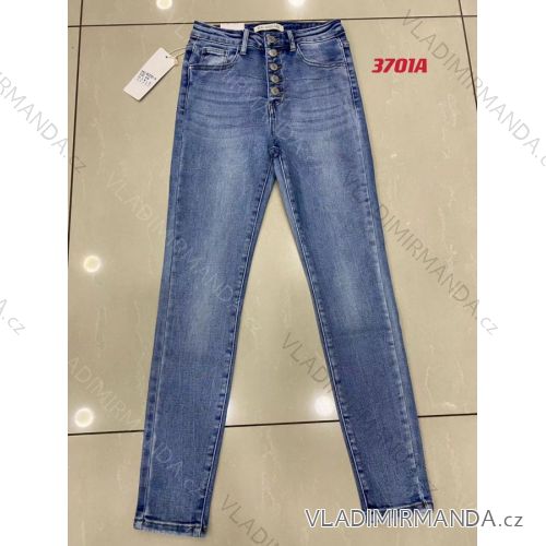 Rifle jeans dlhé vysoký pás dámske (XS-XL) RE-DRESS RED213701A
