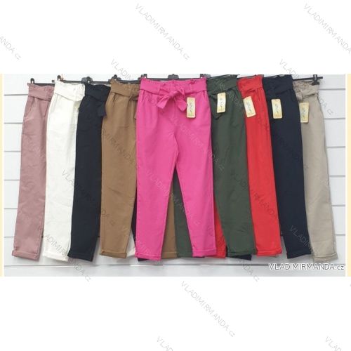 Nohavice dlhé dámske (S-2XL) TALIANSKÁ MÓDA IMWA21248