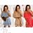 Šaty letní carmen přes ramena dámské (S/M ONE SIZE) ITALSKÁ MÓDA IMWA21210