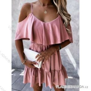 Šaty letné carmen cez ramená dámske (S / M ONE SIZE) TALIANSKÁ MÓDA IMWA21317