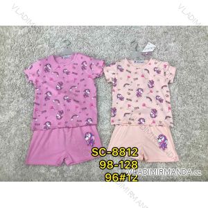Súprava letné tričko krátky rukáv a kraťasy detská dievčenské (98-128) ACTIVE SPORT ACT21SC-8812